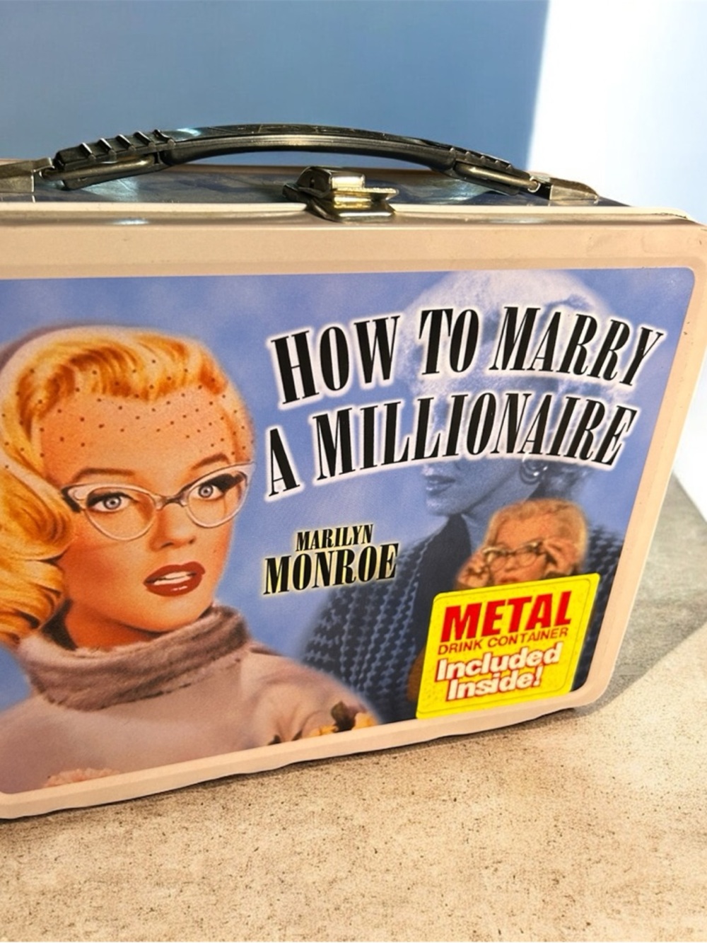 VTG How to Marry a Millionaire Marilyn Monroe Tin Lunchbox Limited Edition 2001
